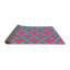 Tapis rose/bleu à motifs-839991522