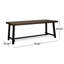 Table d'extérieur de style moderne - salle à manger en bois élégante et grise + noire
