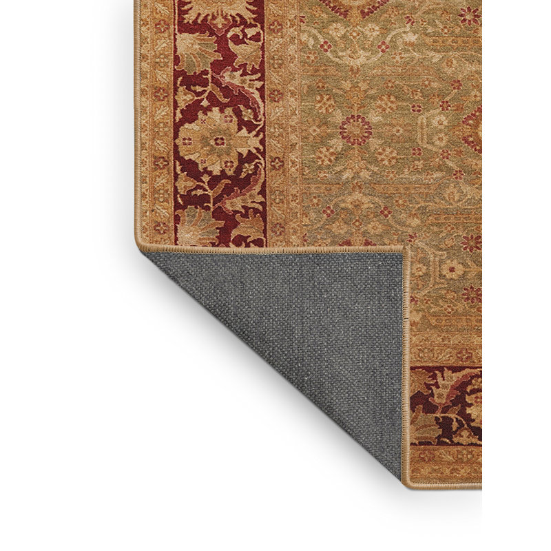 Tapis oriental ivoire / brun clair Roir, Tapis de couloir 2 pi x 5 pi