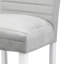 Chaise parsons en velours capitonné Staccato
