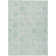 Machine Washable Indoor/Outdoor Xhevrie Turquoise Rug