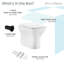 Cuvette de toilette Carre Back-To-Wall Carre-100354305