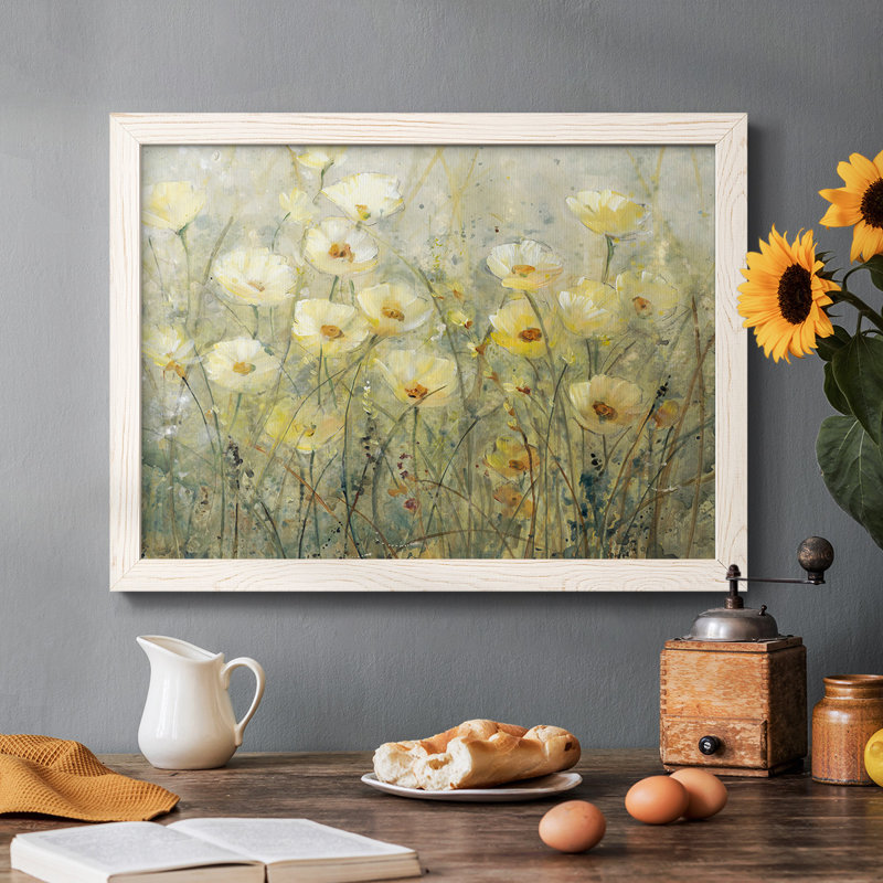 Été en fleurs I, Blanc, H 18 po x l 26 po x P 1,5 po