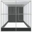 216cm Steel Floor Bird Cage