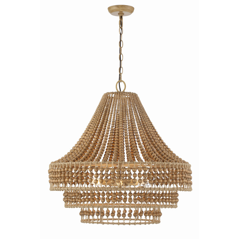 Ana Wrought Iron 6-Light Chandelier