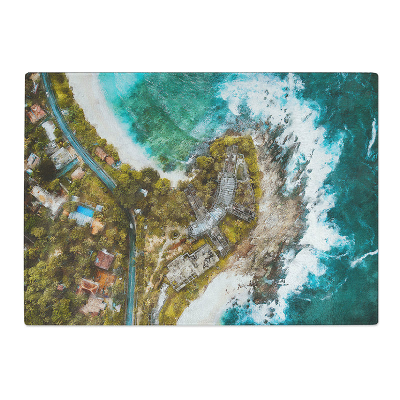 Tangalle in Sri Lanka Chopping Board, 20cm W x 28.5cm L