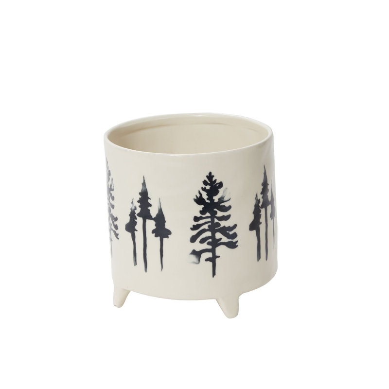 Aaronjit Ceramic Pot Planter, 5.5" H x 5.25" W x 5.25" D