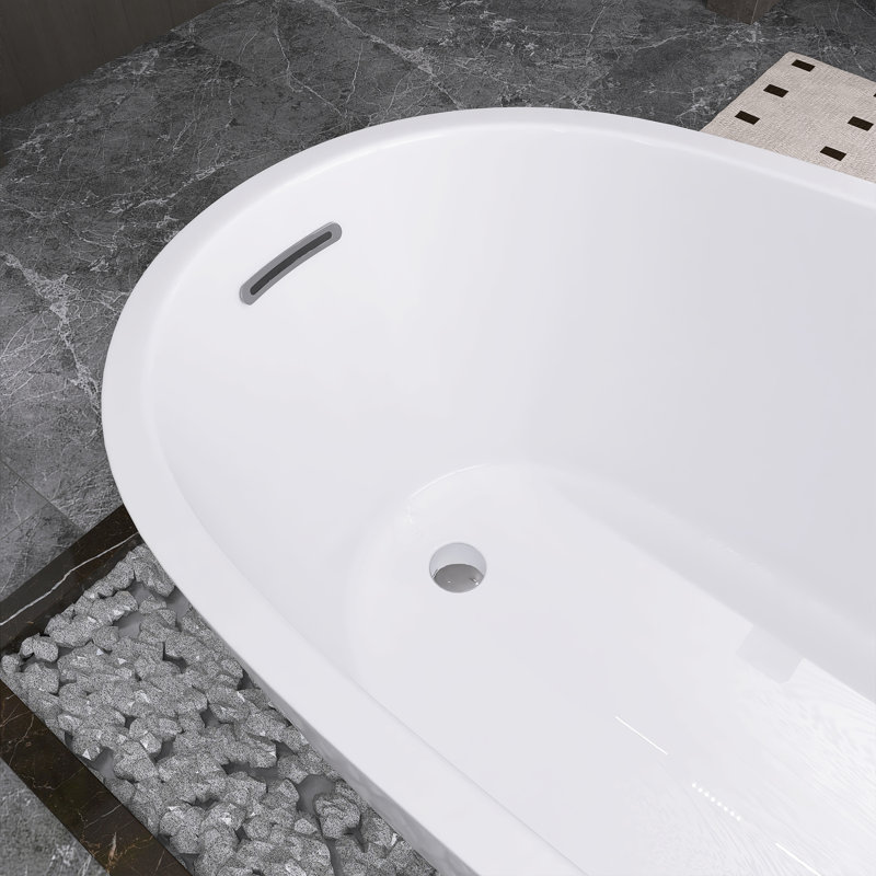 67'' x 31'' Soaking Acrylic Bathtub