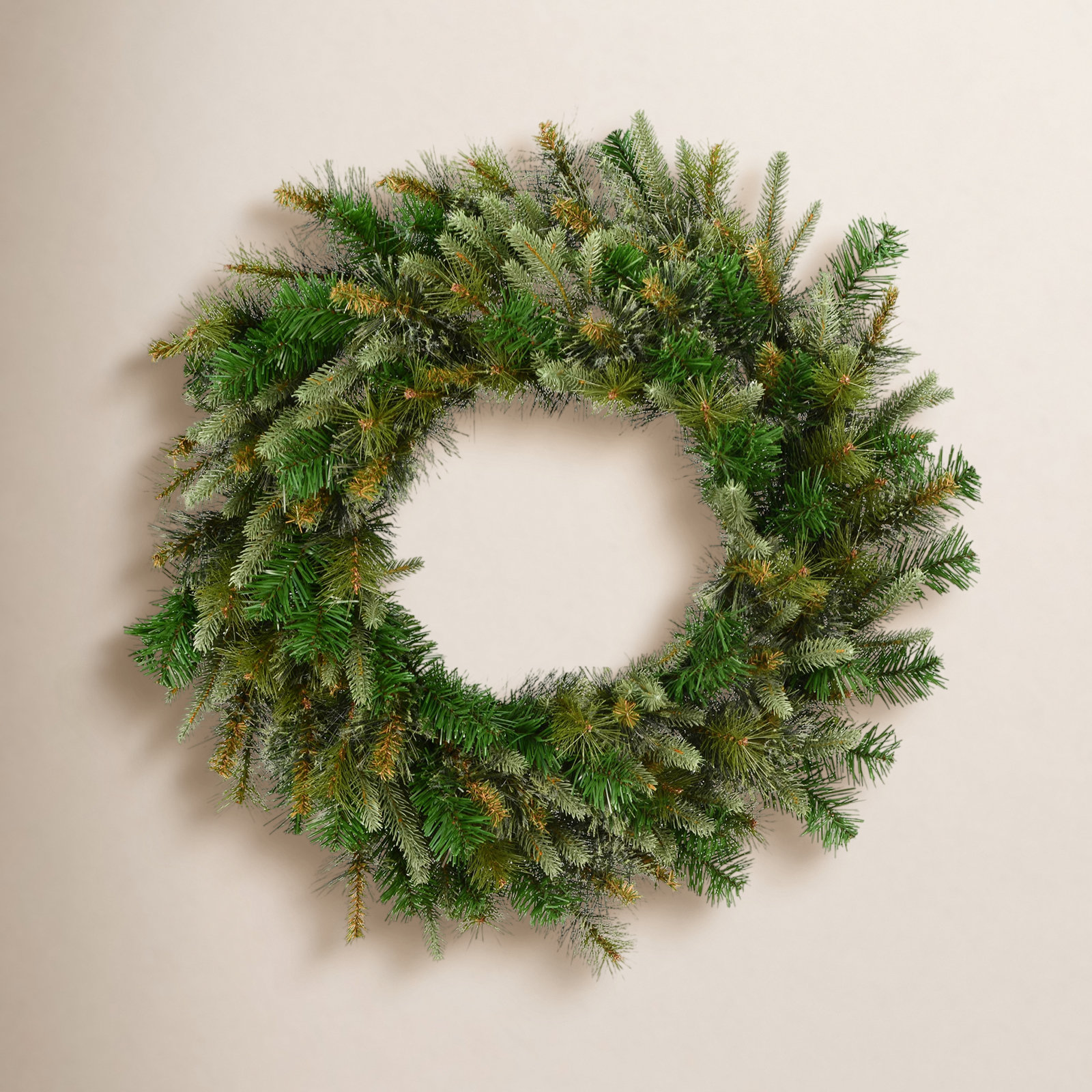 Cashmere Pine Mixed Assortment Christmas Wreath, 42"