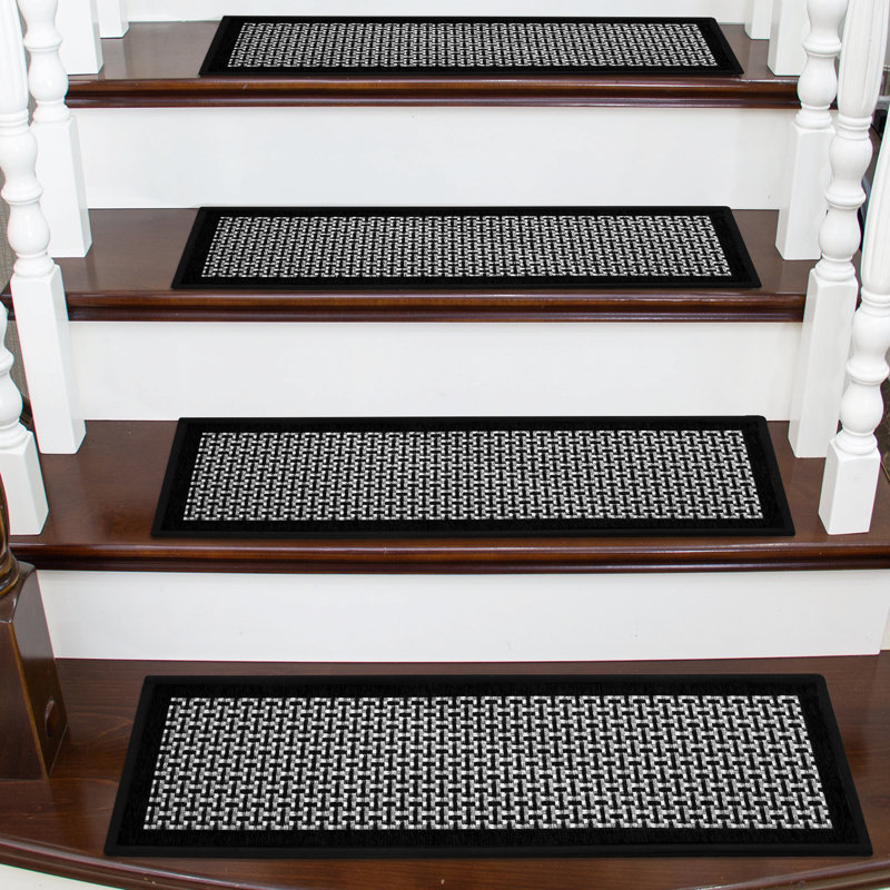Tapis antidérapants pour tapis en caoutchouc, Noir