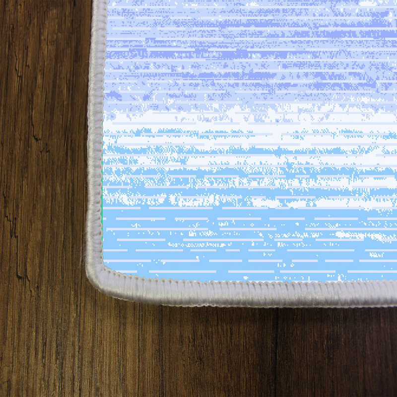 Striped Indoor Rug, Rectangle 4'7" x 7'3"