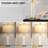 26” Modern Glass Bedside Table Lamps with Dual USB Ports, Touch Control, and Bulbs-1768254523-1747677746