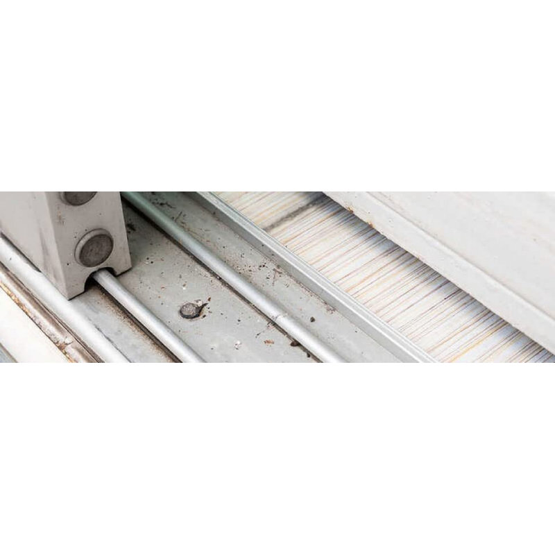 Stainless Steel Snap-On Track Cover for Sliding Glass Doors