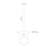 1 - Light LED Single Pendant-64112608-64112603