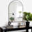 30X40 Inch Arched Wall Mirror With Black Metal Frame | Gift Idea-382847586-405426626