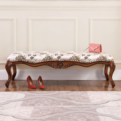 Banc en tissu d'ameublement American