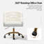 Doreen Velvet Hand-Curated Task Chair-1220209887