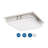 Helm Acrylic LED Flush Mount Light-15115288