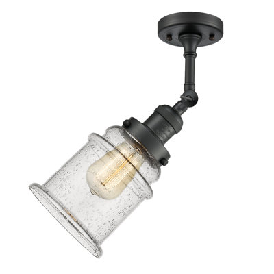 Plafonnier semi-encastré cylindrique simple 6 po Alexandira