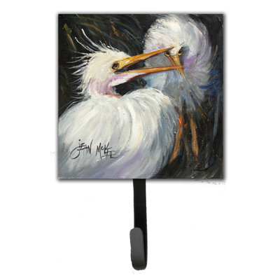Porte-laisse aigrette et crochet mural