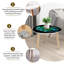 Ensemble de 2 tables basses gigognes Triangle