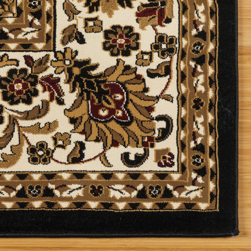 Tapis oriental floral Majestic, Tapis de couloir 2 pi 2 po x 8 pi