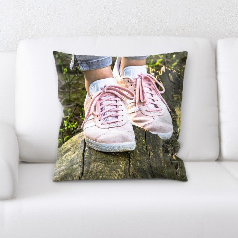 Coussin décoratif chaussures