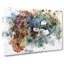 Nesting Atlantic Puffins In Abstract - Wrapped Canvas-55311584
