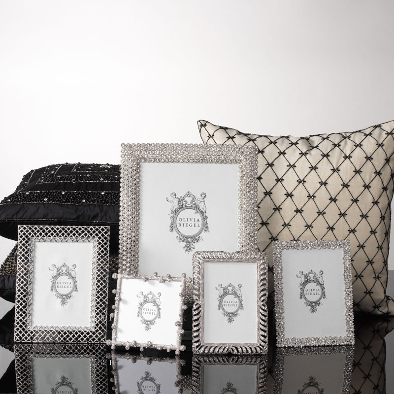 Evie Metal Picture Frame, 8" x 10", Silver