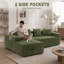 3 Seater Corduroy Sofa & Chaise-985689598-985689595