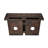 Ambiente 33" Double Bowl Copper Kitchen Sink – Farmhouse Apron Front Kitchen Sink, Drop-In Sinks, Hammered Bronze Copper Kitchen Sinks, 50/50 Sink, Undermount Sink Compatible