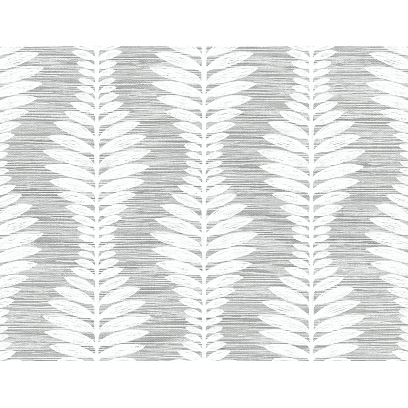 Vinyl Wallpaper Roll, Light Gray