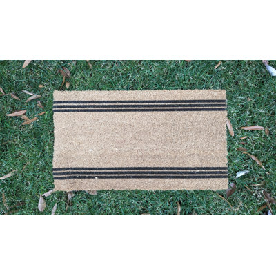 Non-Slip Striped Outdoor Doormat