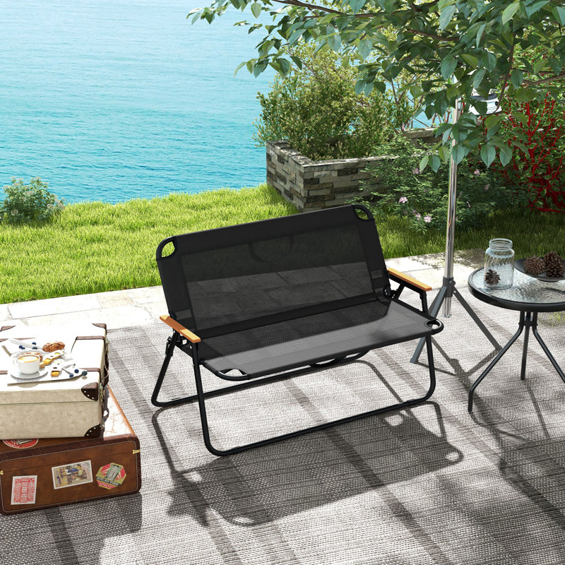 Chaise de plage pliante avec coussins Starobin