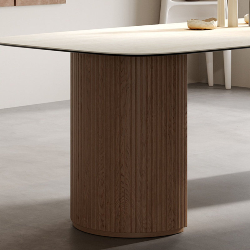 Table de salle à manger Elegant Rock, H 29,5 po x L 63 po x l 31,5 po