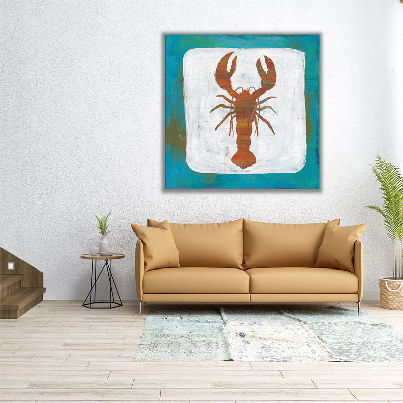 Ahoy II - reproduction d'art sur toile, H 12 po x l 12 po
