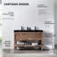 Meuble-lavabo double en contreplaqué de chêne naturel Ariane-35980474