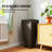 28" Tall Plastic Planters, Set of 3 Garden Flower Pots, Brown-551292628