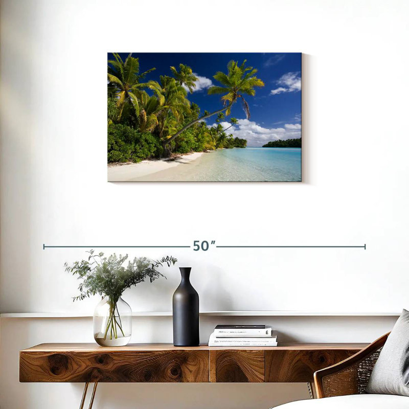Gillard Tropical Aitutaki Lagoon, H 20 po x l 30 po
