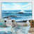 Cadre flottant blanc