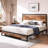12 Inch Platform Bed Frame With Headboard And Footboard, Mattress Foundation-1972767536