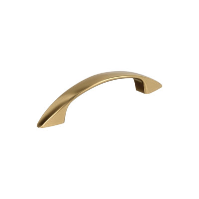 Arc 3 inch (76mm) Center-to-Center Champagne Bronze Cabinet Pull - 25 Pack