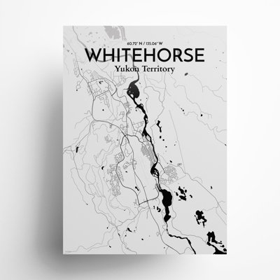 «Whitehorse City Map», impression