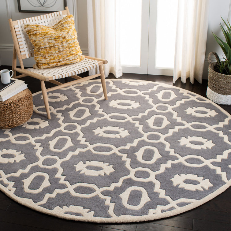 Carolene Hand Tufted Wool Geometric Rug