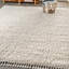 Tapis crème à poils longs Felicdad-1714128819