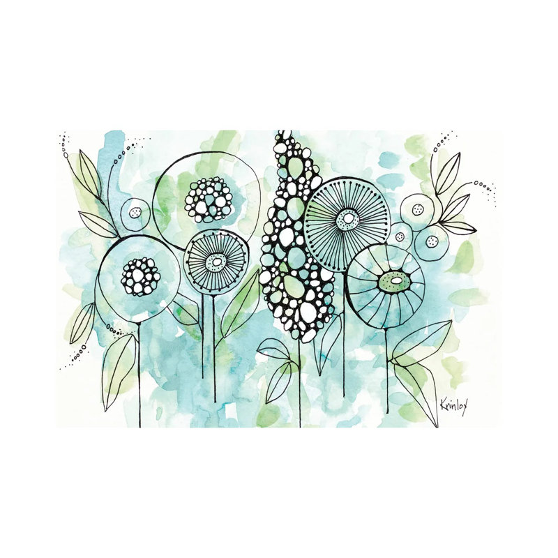 Colours Of The Meadow by Krinlox - Wrapped Canvas Gallery-Wrapped Canvas Giclée, 66.04 cm H x 45.72 cm W x 3.175 cm D