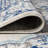 Clarice Inigo Cottage Medallion Blue/Gray Rug-1407830666