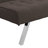 Wood Frame Stainless Leg Futon Sofa bed Convertible Futon Foldable Sofa-94074275
