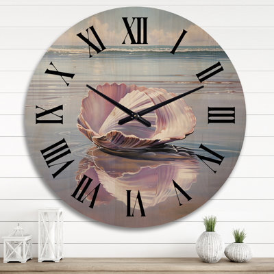 Anvay Solid Wood Wall Clock