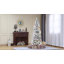 Sapin de Noël artificiel enneigé 6 pi avec des branches réalistes, 250 lumières DEL et 462 pointes-121054185
